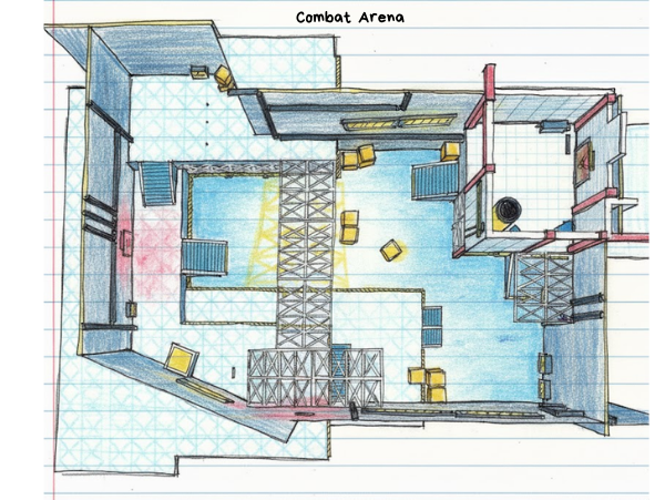 Combat Arena Layout